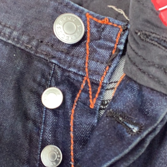 Preloved Hugo Boss Handcrafted jeans. Dark wash with button fly. - Picture 4 of 16